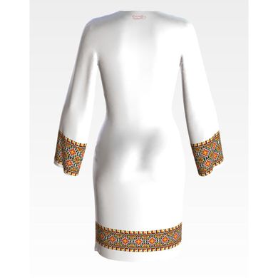 Заготовка жіночого плаття Прикарпаття для вишивки бісером ПЛ029кБнннн