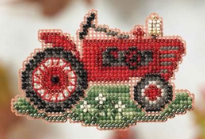 Grandpa's Tractor/Дедушкин трактор. Набір для вишивання. Mill Hill (MH184204) - Вишивка хрестиком і бісером - Овечка Рукодільниця