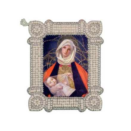 Мадонна с младенцем Набор для вышивки бисером Нова Слобода РВ4457 - Вишивка хрестиком і бісером - Овечка Рукодільниця