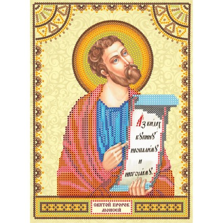 Святой Мойсей Схема для вышивки бисером иконы Абрис Арт ACK-112 - Вышивка крестиком и бисером - Овца Рукодельница