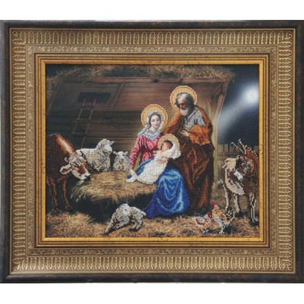 Набор для вышивания КиТ 80911 Рождество Христово - Вишивка хрестиком і бісером - Овечка Рукодільниця