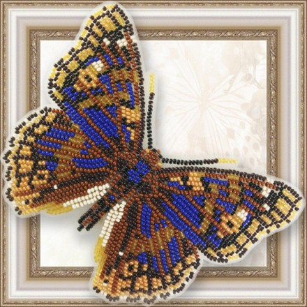 Набор для вышивки бисером бабочки на прозрачной основе Вдохновение Переливница Метида BGP-080 - Вышивка крестиком и бисером - Овца Рукодельница