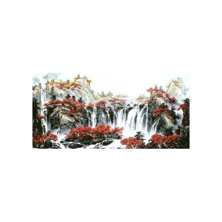 Яркий водопад Канва с нанесенным рисунком для вышивки крестом Світ можливостей 1001СМД - Вишивка хрестиком і бісером - Овечка Рукодільниця