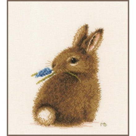 Кролик Набір для вишивання хрестиком LanArte PN-0175627 - Вишивка хрестиком і бісером - Овечка Рукодільниця