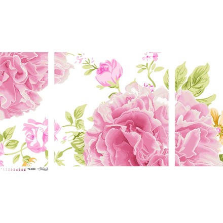 Набор для вышивания бисером Барвиста Вышиванка Триптих роскошные розовые пионы 99х58 ТК084ан9958k - Вышивка крестиком и бисером - Овца Рукодельница
