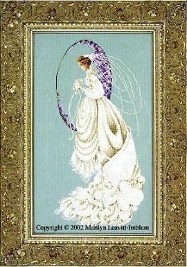 Spring bride Весняна наречена. Схеми вишивки хрестиком. Lavender Lace (LL55) - Вишивка хрестиком і бісером - Овечка Рукодільниця