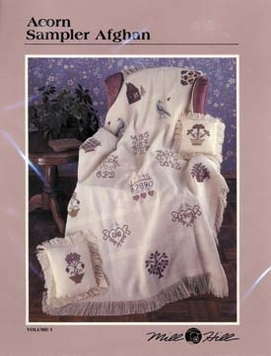 Буклет Acorn Afghan Sampler Mill Hill - Вышивка крестиком и бисером - Овца Рукодельница