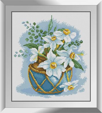 Нарциссы в вазе. Набор алмазной живописи. Dream Art (31275D) - Вышивка крестиком и бисером - Овца Рукодельница