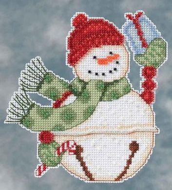 Freezy Snowbell/Снеговик. Набор для вышивания. Mill Hill (DM204103) - Вышивка крестиком и бисером - Овца Рукодельница