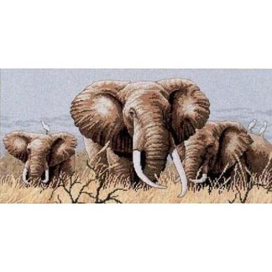 Африканские слоны. Набор для вышивания. Classic Design (4365) - Вышивка крестиком и бисером - Овца Рукодельница