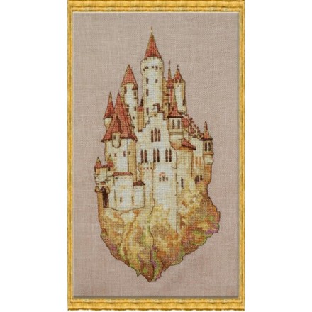 Набор для вышивания крестом NIMUЁ 122 K Le Chateau SuspenduThe Suspended Castle/Воздушный замок - Вышивка крестиком и бисером - Овца Рукодельница