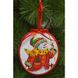 Набір для вишивки нитками Барвиста Вишиванка Пошита новорічна іграшка Диригент (серія: Сніговики-Колядники) 14х16 ТР222аБ1416i