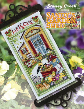 LFT656 Схема "Sandy's Garden Shed" Stoney Creek - Вишивка хрестиком і бісером - Овечка Рукодільниця