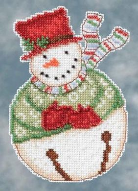 Jangle Snowbell/Снеговик. Набор для вышивания. Mill Hill (DM204102) - Вышивка крестиком и бисером - Овца Рукодельница