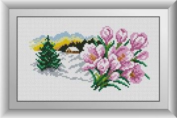 Набор для рисования камнями алмазная живопись Dream Art Февраль (квадратные, полная) 30804D - Вышивка крестиком и бисером - Овца Рукодельница