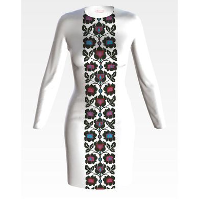 Набір для вишивки нитками Барвиста Вишиванка заготовки жіночої сукні – вишиванки Зоряна ПЛ691кБннннi