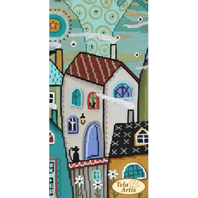 Сказочный город - 2 Схема для вышивания бисером Tela Artis ТМ-117ТА - Вишивка хрестиком і бісером - Овечка Рукодільниця