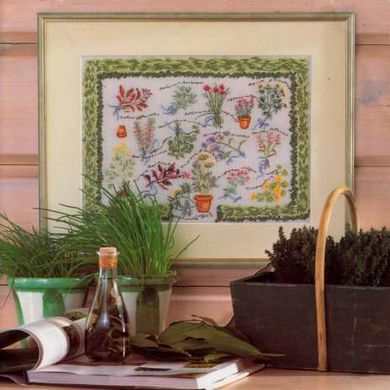 Травяной сад. Набор для вышивания. Permin (70-4300) - Вышивка крестиком и бисером - Овца Рукодельница