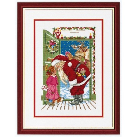 Санта Клаус Набір для вишивання хрестиком Eva Rosenstand 14-100 - Вышивка крестиком и бисером - Овца Рукодельница