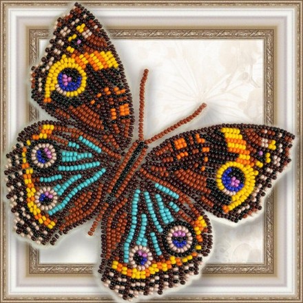 Набор для вышивки бисером бабочки на прозрачной основе Вдохновение Прецис Лавиния BGP-046 - Вишивка хрестиком і бісером - Овечка Рукодільниця