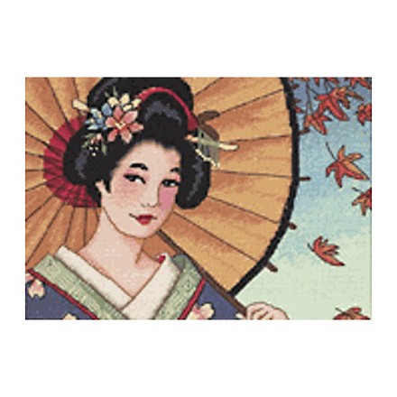 Набор для вышивания крестом Dimensions 65036 Geisha Beauty - Вишивка хрестиком і бісером - Овечка Рукодільниця