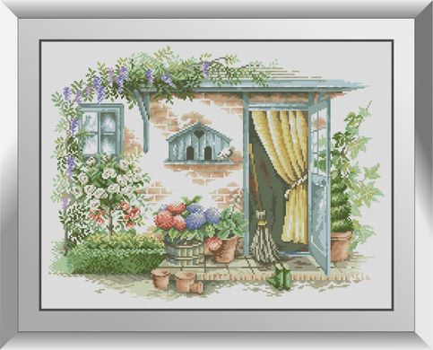 Садовая дверь. Набор алмазной живописи. Dream Art (31172D) - Вышивка крестиком и бисером - Овца Рукодельница