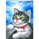Котик і сонечко Схема для вишивки бісером Biser-Art A529ба