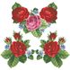 Набор для вышивки нитками Барвиста Вышиванка заготовки женской блузки – вышиванки Королевские розы, фиалки БЖ007шБннннi
