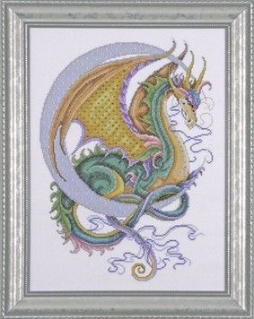 Набір для вишивання Design Works Небесний Дракон 2717 - Вишивка хрестиком і бісером - Овечка Рукодільниця