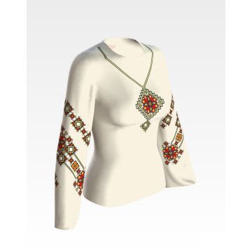 Набор для вышивки бисером Барвиста Вышиванка заготовки женской блузки – вышиванки 14518 БЖ047кМннннk - Вышивка крестиком и бисером - Овца Рукодельница
