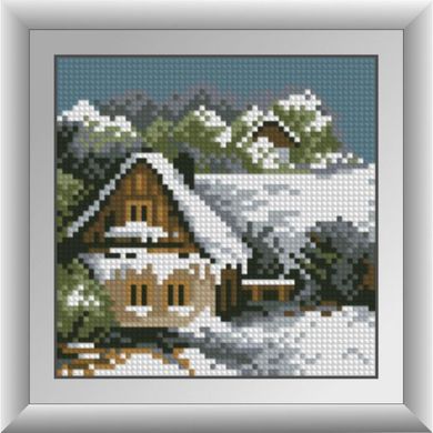 Зимний домик. Dream Art (30487D) - Вышивка крестиком и бисером - Овца Рукодельница