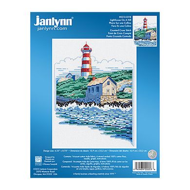 Набор для вышивания Janlynn 023-0598 Lighthouse On A Hill - Вышивка крестиком и бисером - Овца Рукодельница