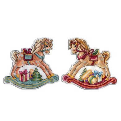 Лошадки Набор для вышивания крестиком новогодней игрушки Classic Design 8323 - Вышивка крестиком и бисером - Овца Рукодельница