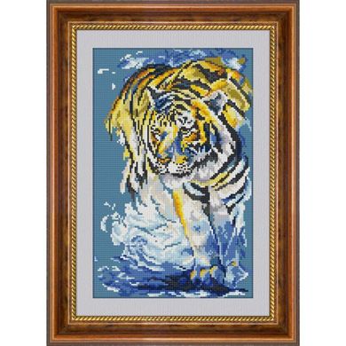 Тигр у морі. Dream Art (30479D) - Вишивка хрестиком і бісером - Овечка Рукодільниця