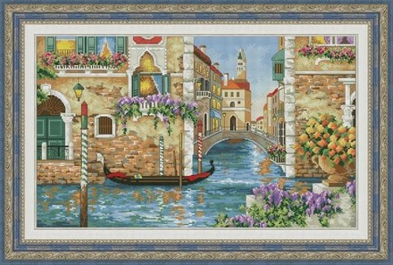 Венеціанські канали. Набір для вишивання. Olanta (VN-115) - Вишивка хрестиком і бісером - Овечка Рукодільниця