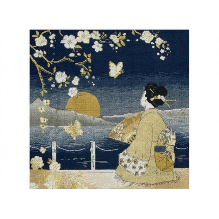 Набір для вишивання Anchor MAIA 01154 Kimono Sunset / Захід Кімоно - Вишивка хрестиком і бісером - Овечка Рукодільниця