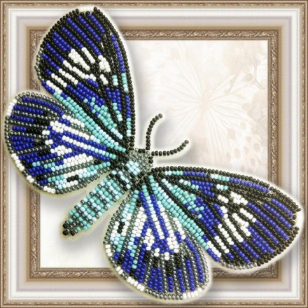 Набор для вышивки бисером бабочки на прозрачной основе Вдохновение Hypocrita confluens BGP-056 - Вишивка хрестиком і бісером - Овечка Рукодільниця