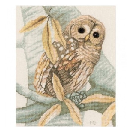 Набор для вышивания Lanarte PN-0158326 Owl and Autumn Leaves - Вышивка крестиком и бисером - Овца Рукодельница