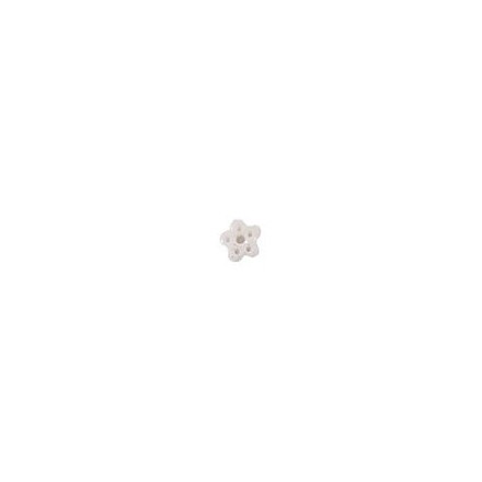 White Glitter Snowflake, Extra Small Пуговица Stoney Creek SB080WGXS - Вишивка хрестиком і бісером - Овечка Рукодільниця
