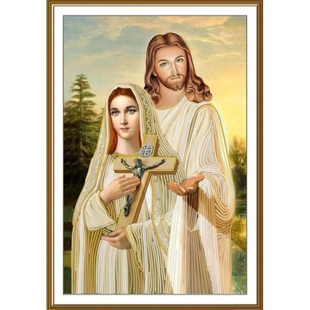 Ісус та Марія Набір для вишивання бісером Нова Слобода НК3322 - Вышивка крестиком и бисером - Овца Рукодельница