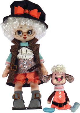 Мальчик с овечкой. Набор для шитья куклы и мягкой игрушки. ZooSapiens (К1076) - Вышивка крестиком и бисером - Овца Рукодельница