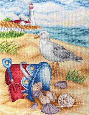 На пляже. Набор для вышивания. Марічка (НКА-011) - Вышивка крестиком и бисером - Овца Рукодельница