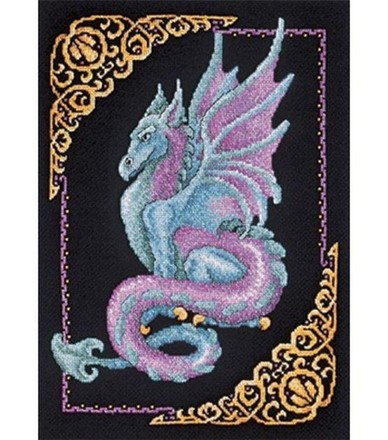 Mythical Dragon Мифический дракон. Набор для вышивания крестом. Janlynn (157-0010) - Вышивка крестиком и бисером - Овца Рукодельница