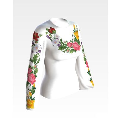 Набір для вишивки жіночої блузки бісером Королівські квіти БЖ023пБннннk - Вишивка хрестиком і бісером - Овечка Рукодільниця