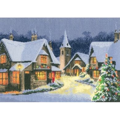 Різдвяне село Набір для вишивання хрестиком Heritage Crafts H1244 - Вишивка хрестиком і бісером - Овечка Рукодільниця