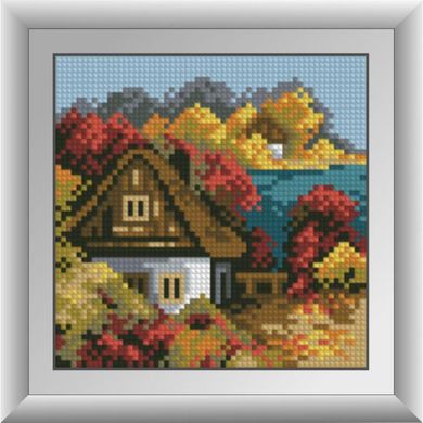 Осенний домик. Dream Art (30486D) - Вышивка крестиком и бисером - Овца Рукодельница