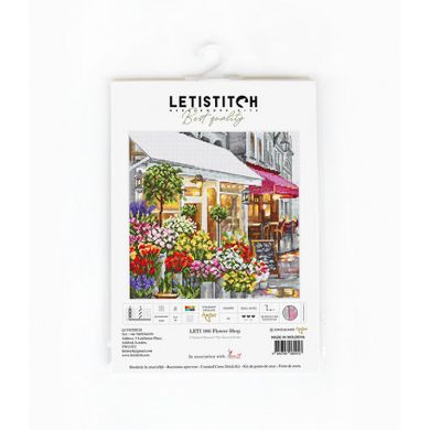 Цветочный магазин LETISTITCH Набор для вышивания крестом LETI 986 - Вишивка хрестиком і бісером - Овечка Рукодільниця