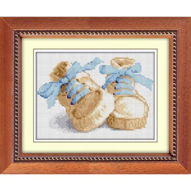 Первые шаги (голубой). Dream Art (30016D) - Вышивка крестиком и бисером - Овца Рукодельница