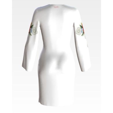 Заготовка жіночого плаття Маковий розмай для вишивки бісером ПЛ086кБнннн