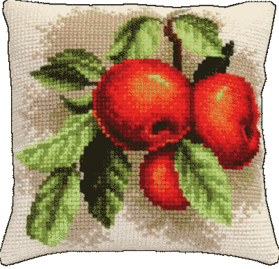 Райское яблочко. Набор для вышивки подушки крестиком. Чаривна мить (РТ155) - Вышивка крестиком и бисером - Овца Рукодельница